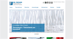 Desktop Screenshot of fischer-kunststofftechnik.de