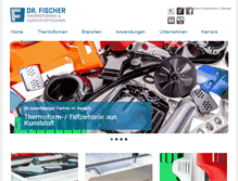 Tablet Screenshot of fischer-kunststofftechnik.de